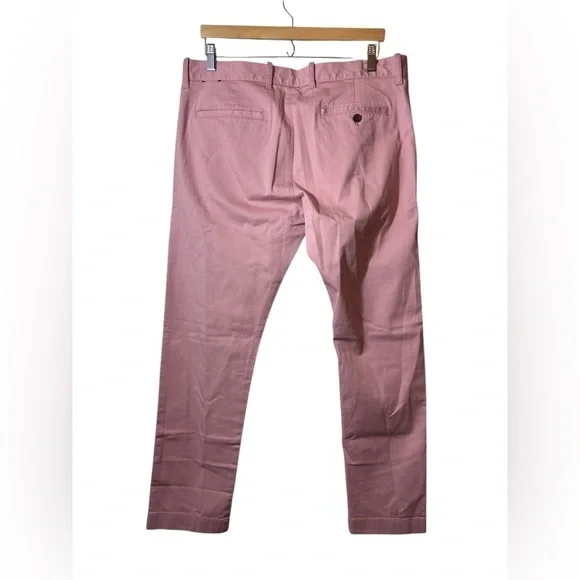 J. CREW flex slim pink pants 33X32 33 X 32 - Picture 2 of 6
